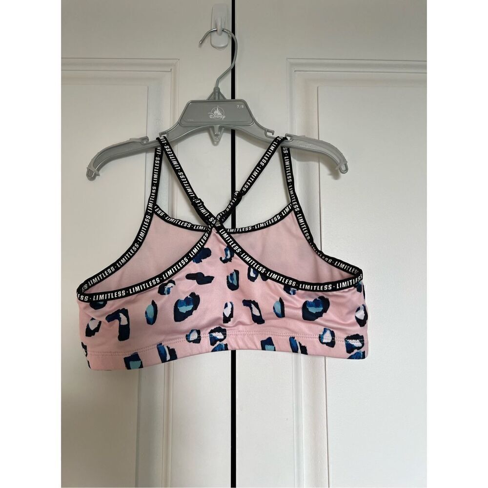Ideology Pink & Blue 'Limitless' Leopard Bra - Picture 3 of 5